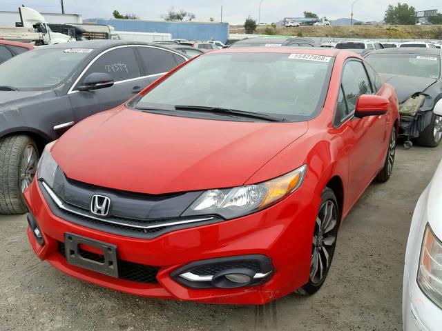 2HGFG3B06EH526125 - 2014 HONDA CIVIC EXL RED photo 2