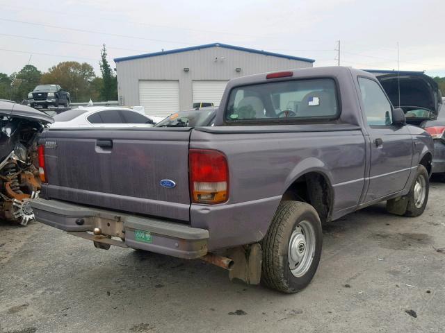 1FTCR10U6VUC22716 - 1997 FORD RANGER GRAY photo 4