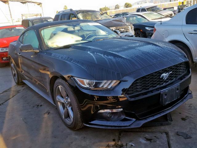 1FA6P8AM9G5273642 - 2016 FORD MUSTANG BLACK photo 1