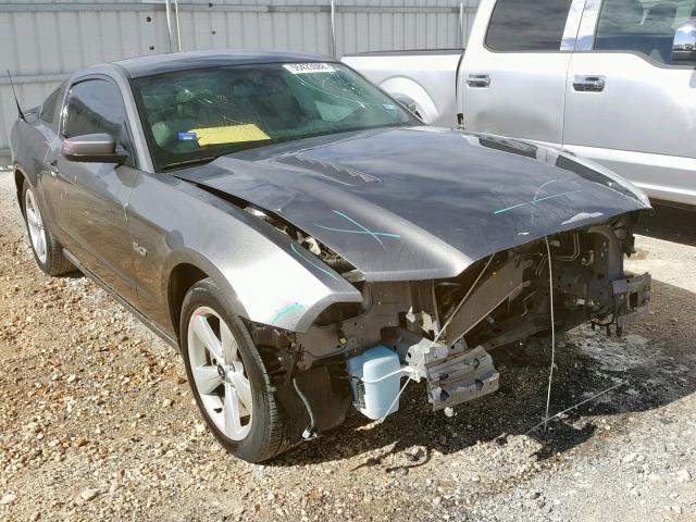 1ZVBP8CF2E5245148 - 2014 FORD MUSTANG GT GRAY photo 1