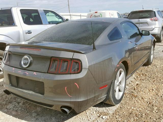 1ZVBP8CF2E5245148 - 2014 FORD MUSTANG GT GRAY photo 4