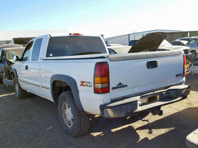 1GTEK19T0YE410797 - 2000 GMC NEW SIERRA WHITE photo 3