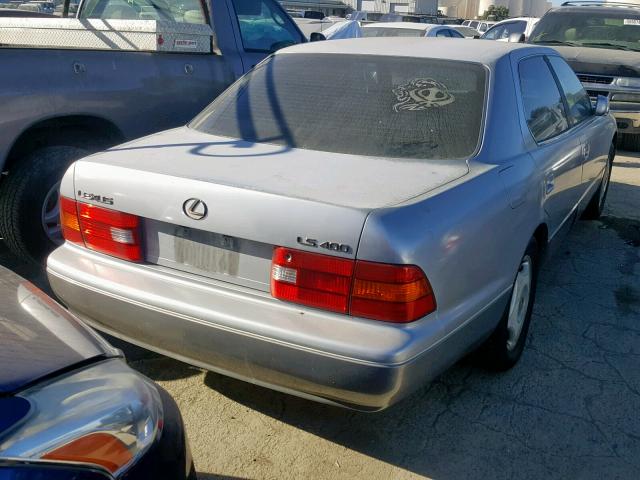 JT8BH28F7X0142408 - 1999 LEXUS LS 400 SILVER photo 4