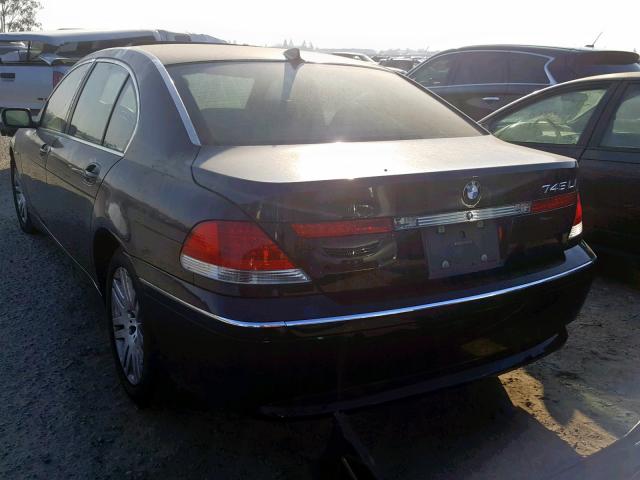 WBAGN63482DR00199 - 2002 BMW 745 LI BLACK photo 3