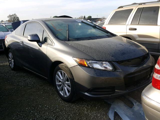 2HGFG3B0XCH515920 - 2012 HONDA CIVIC EXL GRAY photo 1