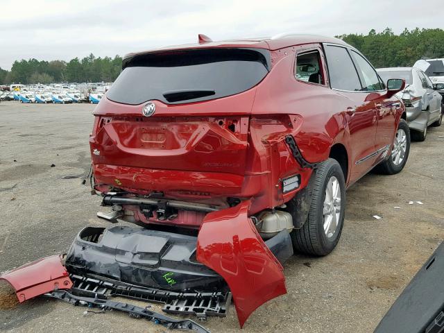 5GAERBKW8JJ181743 - 2018 BUICK ENCLAVE ES RED photo 4