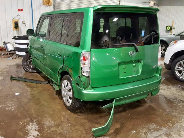 JTLKT324164073045 - 2006 TOYOTA SCION XB 绿色 照片 3