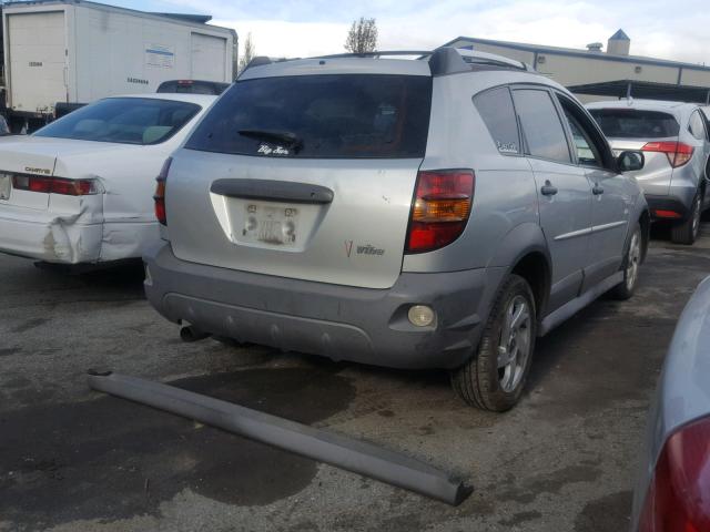 5Y2SL628X4Z418654 - 2004 PONTIAC VIBE SILVER photo 4