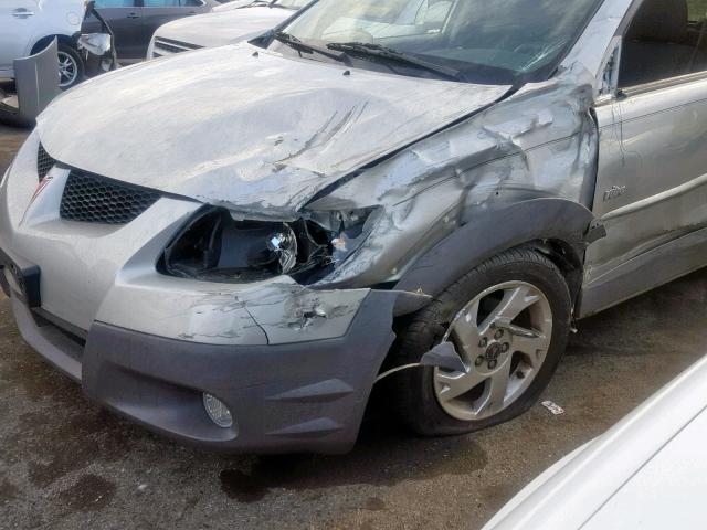 5Y2SL628X4Z418654 - 2004 PONTIAC VIBE SILVER photo 9