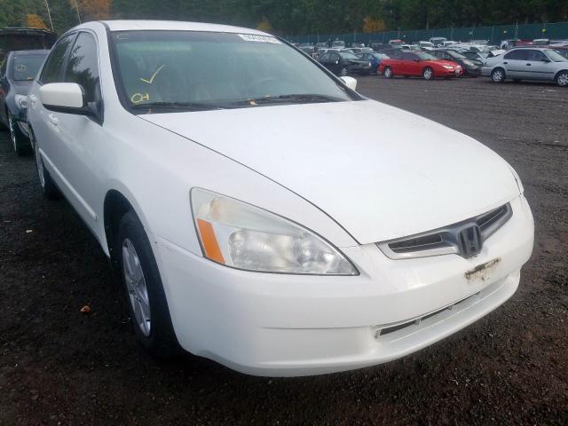 1HGCM56454A072578 - 2004 HONDA ACCORD LX WHITE photo 1