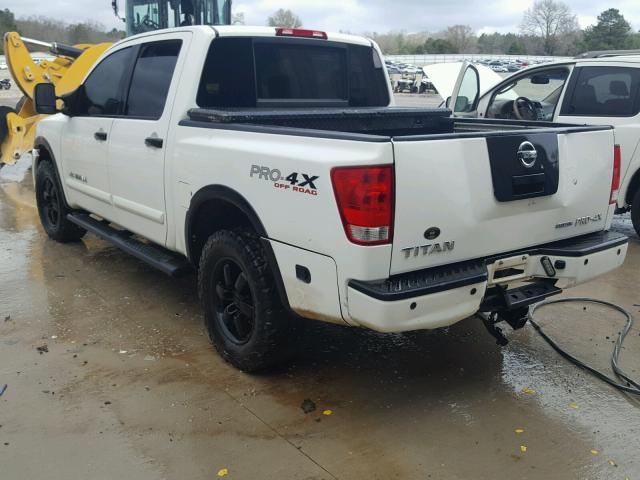 1N6BA0EC4BN324869 - 2011 NISSAN TITAN S WHITE photo 3