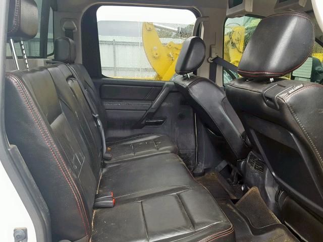 1N6BA0EC4BN324869 - 2011 NISSAN TITAN S WHITE photo 6