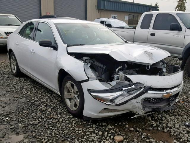 1G11A5SL9FF267237 - 2015 CHEVROLET MALIBU LS WHITE photo 1