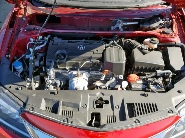 19UDE2F76HA005052 - 2017 ACURA ILX PREMIU RED photo 7