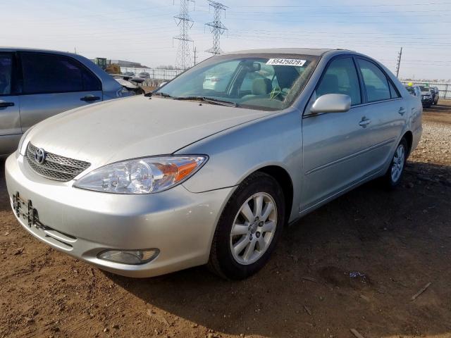 4T1BE32K43U260579 - 2003 TOYOTA CAMRY LE SILVER photo 2