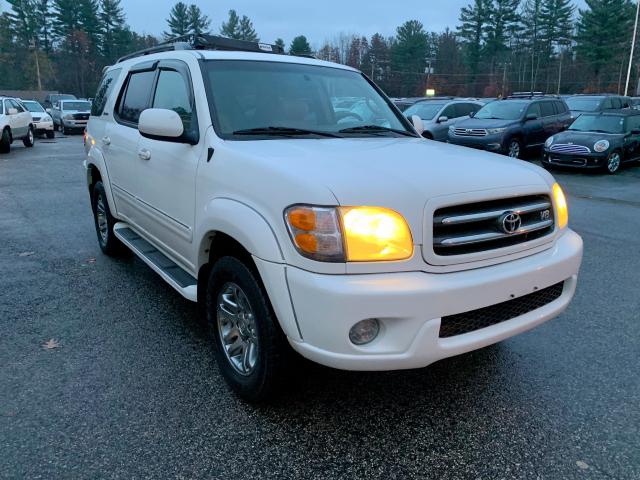 5TDBT48A54S217552 - 2004 TOYOTA SEQUOIA LI WHITE photo 1