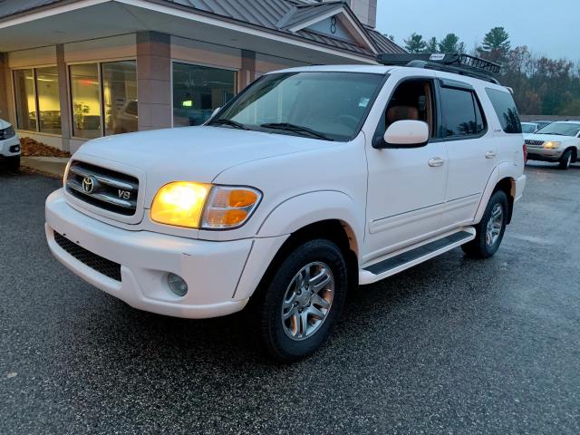 5TDBT48A54S217552 - 2004 TOYOTA SEQUOIA LI WHITE photo 2