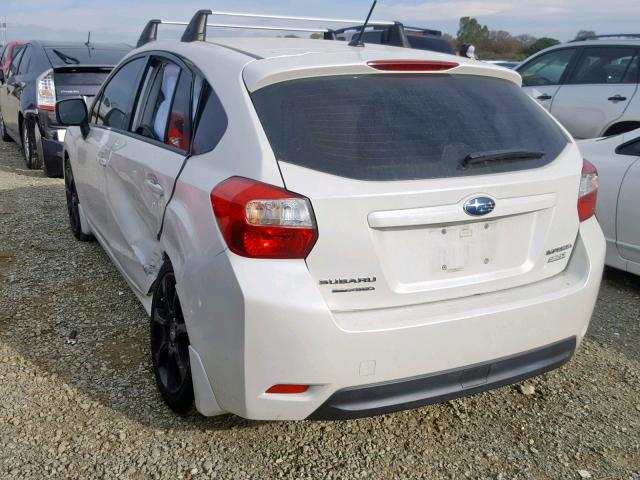 JF1GPAD62E8292571 - 2014 SUBARU IMPREZA PR WHITE photo 3