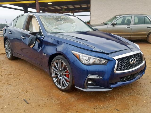 JN1FV7AR1KM800418 - 2019 INFINITI Q50 RED SP BLUE photo 1