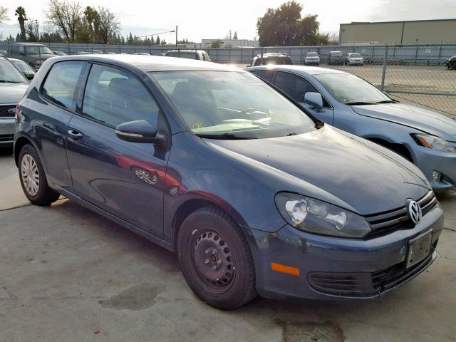 WVWBB7AJ6AW185060 - 2010 VOLKSWAGEN GOLF GRAY photo 1