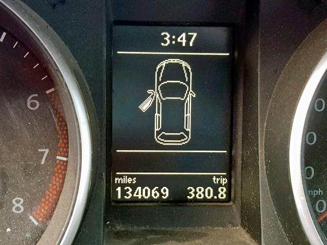 WVWBB7AJ6AW185060 - 2010 VOLKSWAGEN GOLF GRAY photo 8