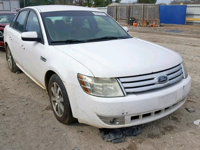 1FAHP24W58G151319 - 2008 FORD TAURUS SEL WHITE photo 1