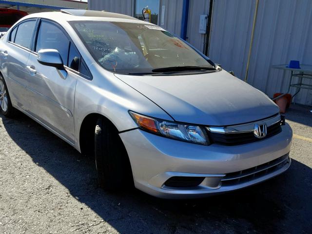 2HGFB2F99CH503808 - 2012 HONDA CIVIC EXL SILVER photo 1