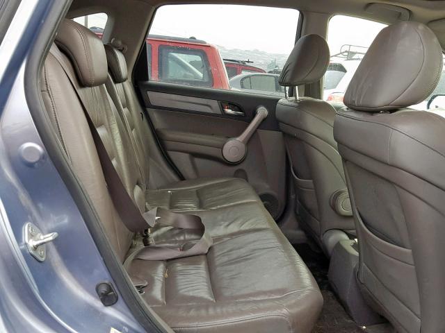 JHLRE48777C032148 - 2007 HONDA CR-V EXL BLUE photo 6