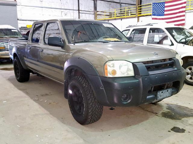 1N6ED29X12C311845 - 2002 NISSAN FRONTIER C GOLD photo 1