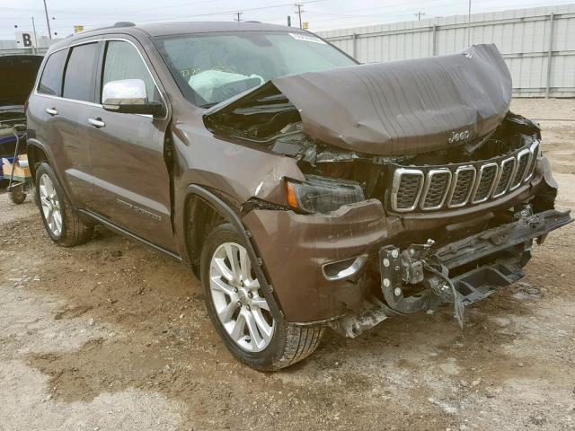 1C4RJFBG1HC749529 - 2017 JEEP GRAND CHER BROWN photo 1