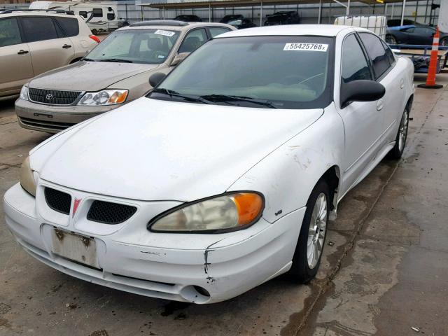 1G2NE52E45M155300 - 2005 PONTIAC GRAND AM S WHITE photo 2