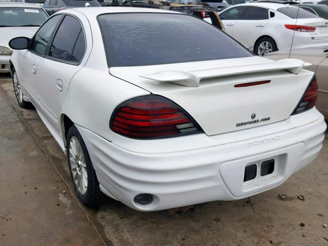 1G2NE52E45M155300 - 2005 PONTIAC GRAND AM S WHITE photo 3