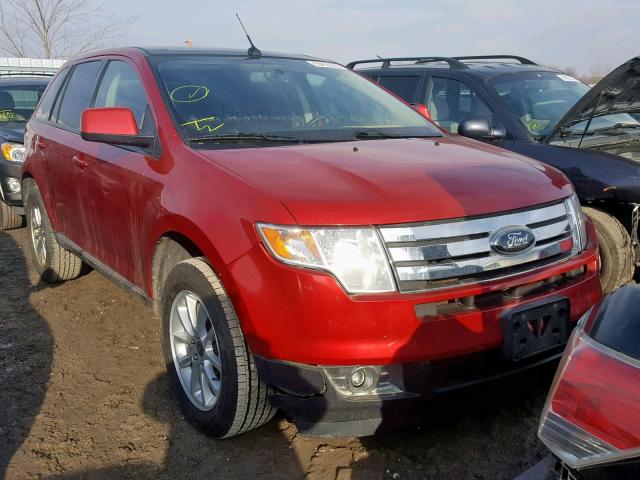 2FMDK3JC8ABA77491 - 2010 FORD EDGE SEL RED photo 1