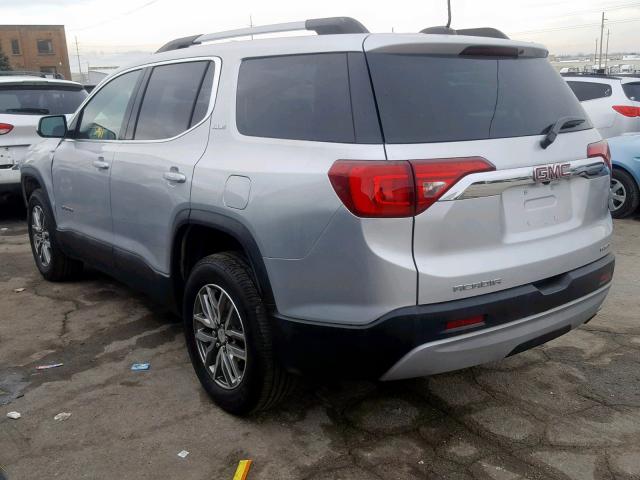 1GKKNSLA1JZ231694 - 2018 GMC ACADIA SLE SILVER photo 3