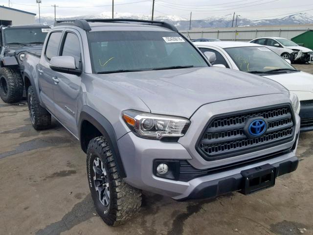 3TMCZ5AN9GM015016 - 2016 TOYOTA TACOMA DOU SILVER photo 1