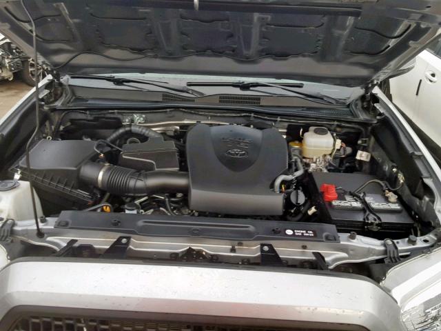 3TMCZ5AN9GM015016 - 2016 TOYOTA TACOMA DOU SILVER photo 7