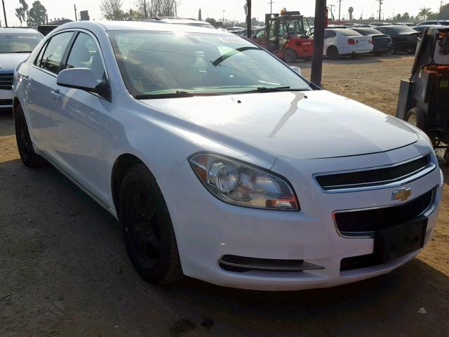 1G1ZC5EB8AF195018 - 2010 CHEVROLET MALIBU 1LT WHITE photo 1
