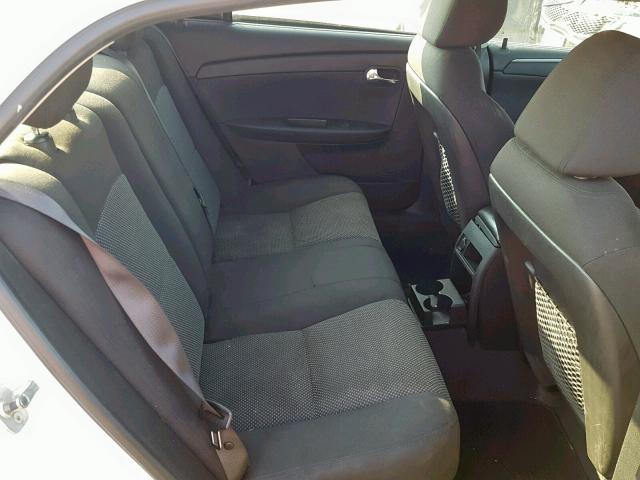 1G1ZC5EB8AF195018 - 2010 CHEVROLET MALIBU 1LT WHITE photo 6