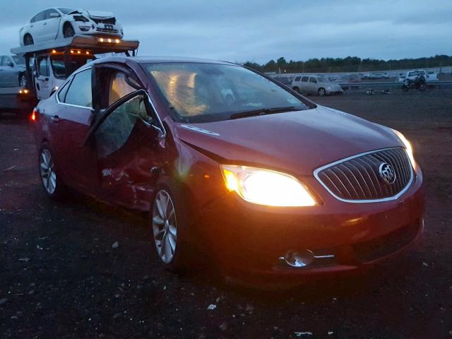 1G4PP5SK9D4141276 - 2013 BUICK VERANO RED photo 1