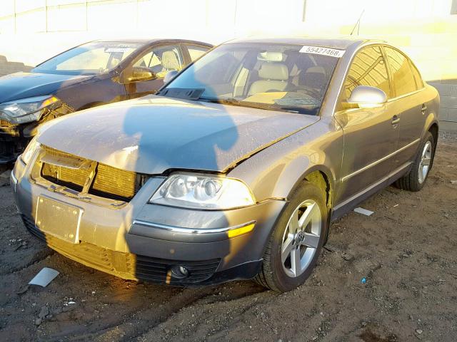 WVWTH63B04P193950 - 2004 VOLKSWAGEN PASSAT GLX GRAY photo 2