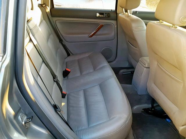 WVWTH63B04P193950 - 2004 VOLKSWAGEN PASSAT GLX GRAY photo 6