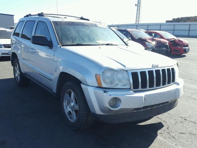 1J4HR58N65C581347 - 2005 JEEP GRAND CHER SILVER photo 1