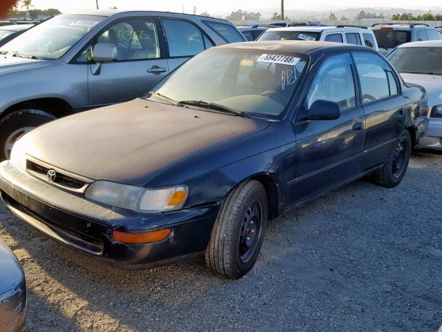 1NXBB02EXVZ636495 - 1997 TOYOTA COROLLA DX BLUE photo 2