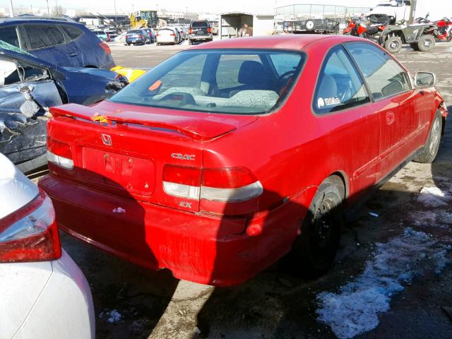 1HGEJ8246YL081020 - 2000 HONDA CIVIC EX RED photo 4