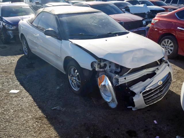 1C3EL75R15N564705 - 2005 CHRYSLER SEBRING GT WHITE photo 1