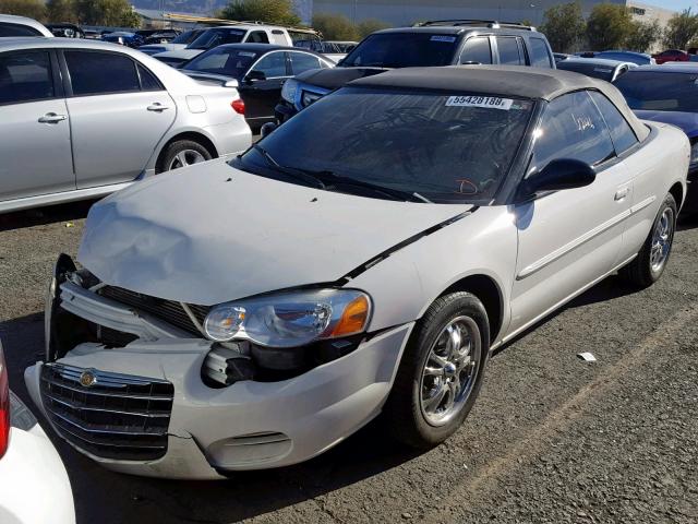 1C3EL75R15N564705 - 2005 CHRYSLER SEBRING GT WHITE photo 2