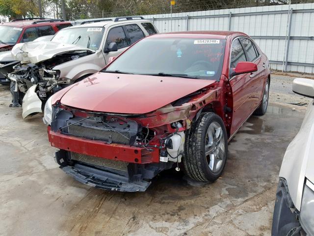 1G1ZC5E00CF338657 - 2012 CHEVROLET MALIBU 1LT MAROON photo 2