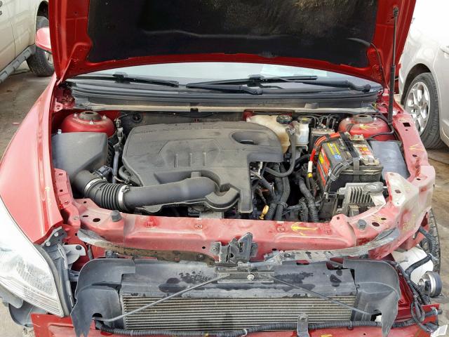 1G1ZC5E00CF338657 - 2012 CHEVROLET MALIBU 1LT MAROON photo 7