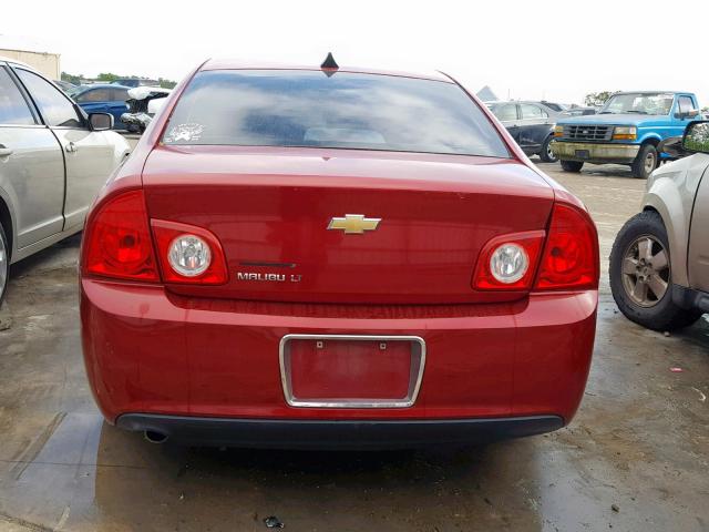 1G1ZC5E00CF338657 - 2012 CHEVROLET MALIBU 1LT MAROON photo 9