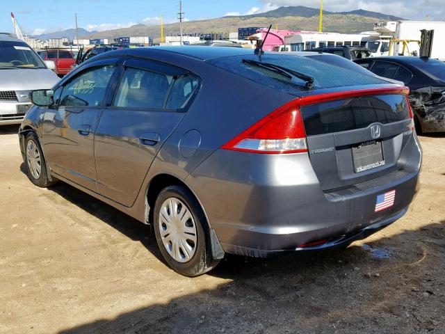 JHMZE2H37BS008833 - 2011 HONDA INSIGHT GRAY photo 3